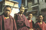 Young Monks from Drepung Monastery, near Lhasa